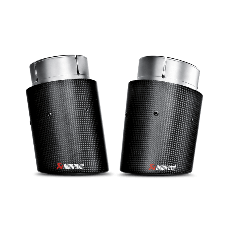 Arrière de catalyseur Akrapovic Evolution Line 16-17 BMW 340i (F30 F31) (SS) avec embouts en carbone (tuyau de liaison requis)