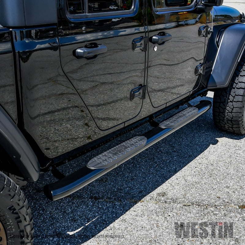 Marchepieds ovales Nerf Westin 2020 Jeep Gladiator PRO TRAXX 5 WTW - Noir