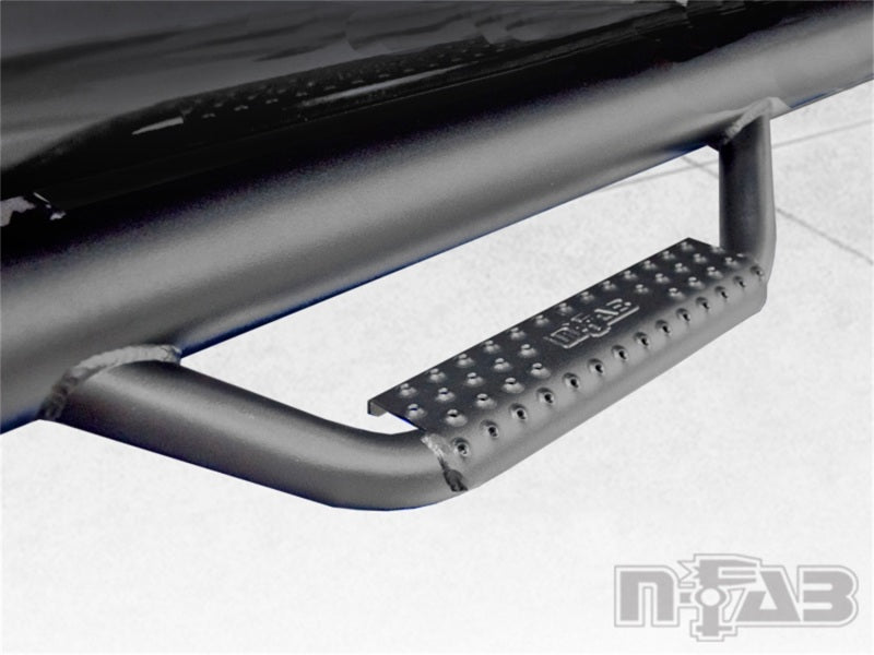 Cabine multiplace N-Fab Nerf Step 14-17 Chevy-GMC 1500 avec caisse de 5,7 pi - Noir Tex. - W2W - 3 po