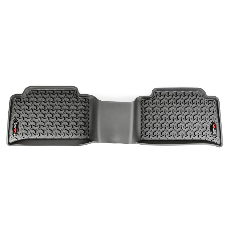 Revêtement de plancher arrière Rugged Ridge noir pour Chevrolet / GMC Colorado / Canyon Crew Cab 2015-2020