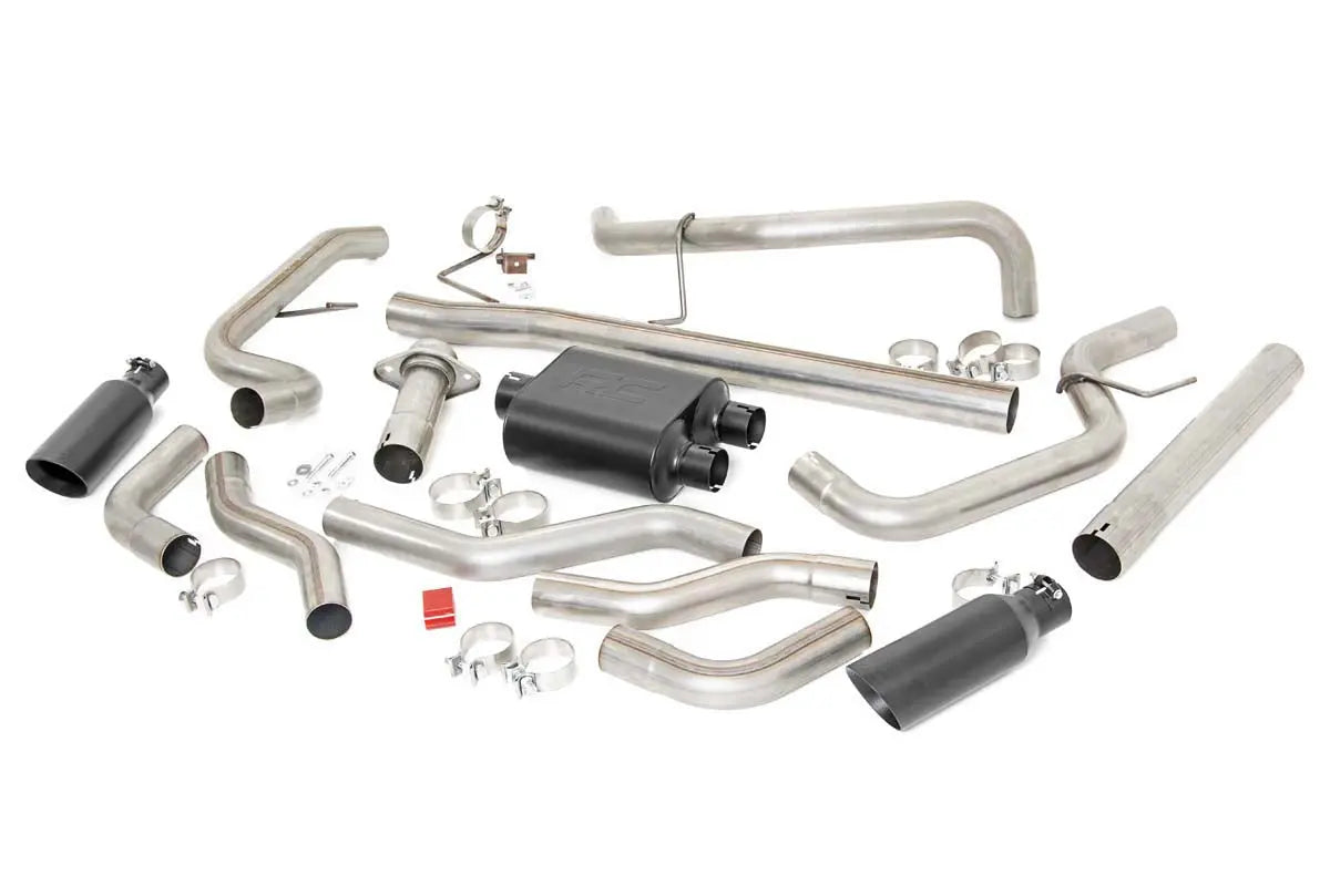 PERFORMANCE CAT-BACK EXHAUST V8 ENGINES | FORD F-150 (09-14) Rough Country