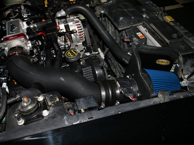 Système d'admission Airaid 99-04 Mustang GT MXP avec tube (sec / bleu)