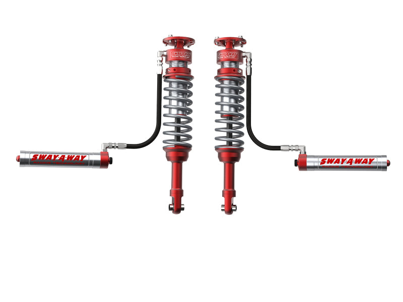 Kit de suspension avant aFe Sway-A-Way 10-14 F150/Raptor 6.2L 3.0 avec réservoirs à distance et réglage du compresseur
