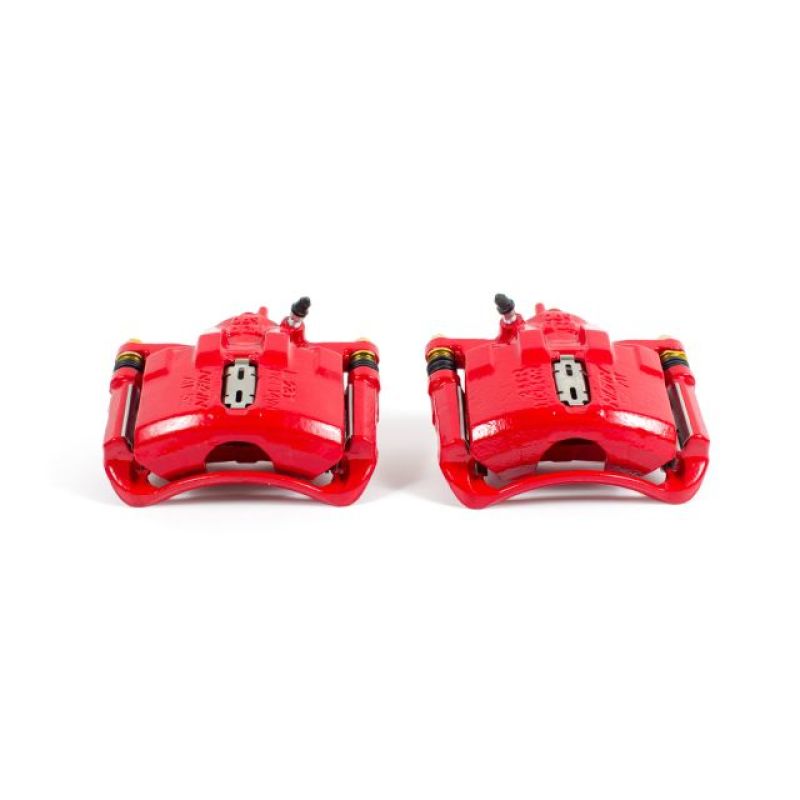 Étriers avant rouges Power Stop 90-93 Honda Accord avec supports - Paire