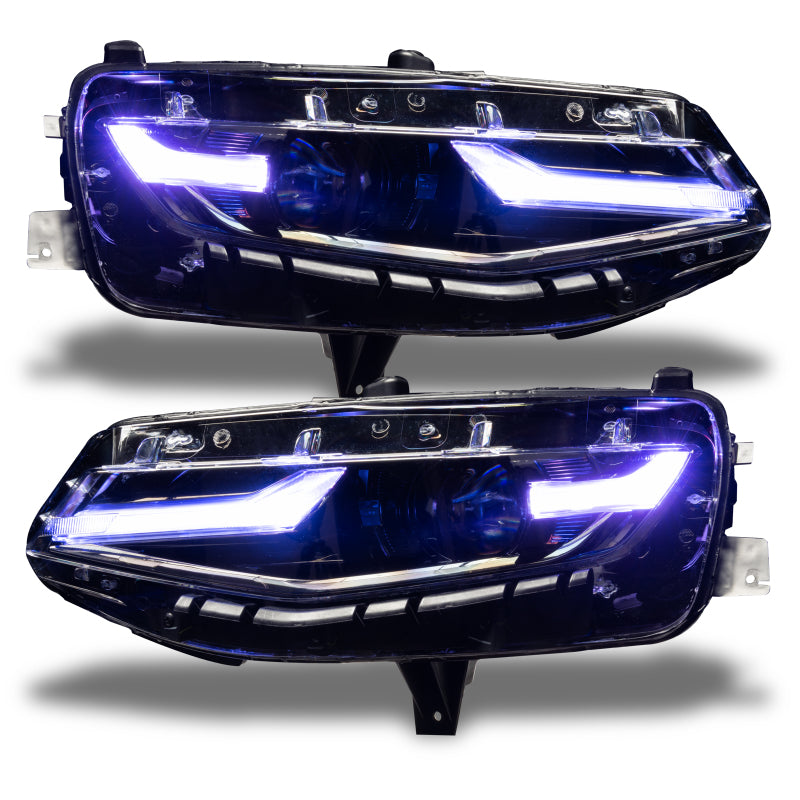 Oracle 19-21 Chevy Camaro LS/LT RGB+A Headlight DRL Kit - ColorSHIFT w/ 2.0 Controller
