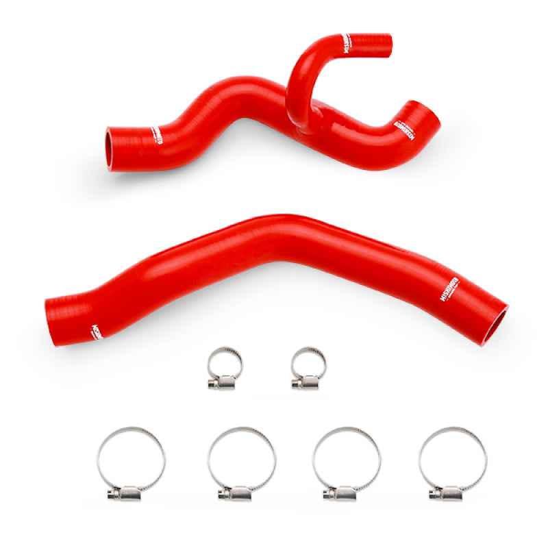 Kit de durites de radiateur en silicone Mishimoto 2016+ Chevrolet Camaro V6 (sans pack de refroidissement HD) - Rouge