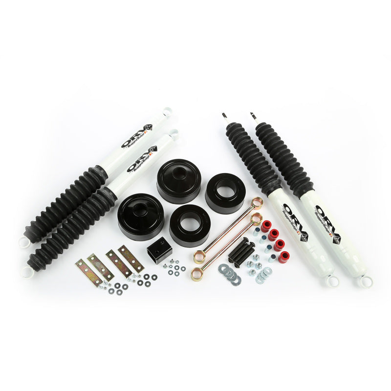 Entretoise de crête robuste de 1,75 pouce avec amortisseurs pour Jeep Wrangler 07-18
