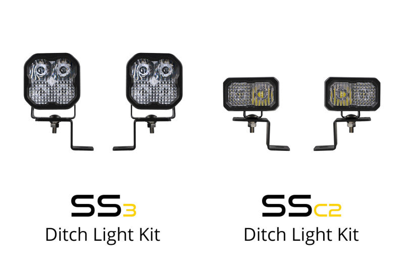 Kit de feux de fossé rétroéclairés Diode Dynamics 21-22 pour Ford F-150 SSC2 Stage Series - Combo blanc Pro