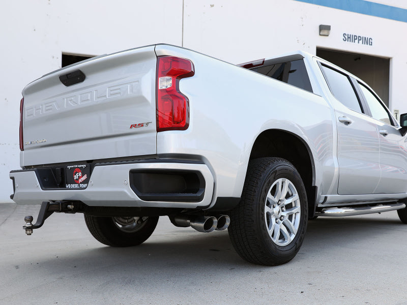 aFe Rebel XD Series 3 po 304SS DPF-Back 20-21 GM Trucks L6-3.0L (td) LM2 - Embout doublement poli