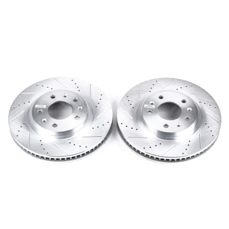 Disques de frein avant percés et fendus Power Stop 03-07 Cadillac CTS Evolution - Paire