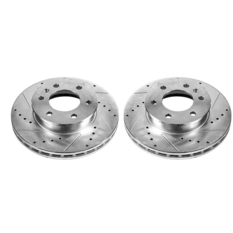 Disques de frein avant Power Stop 07-09 Dodge Sprinter 2500 Evolution percés et fendus - Paire