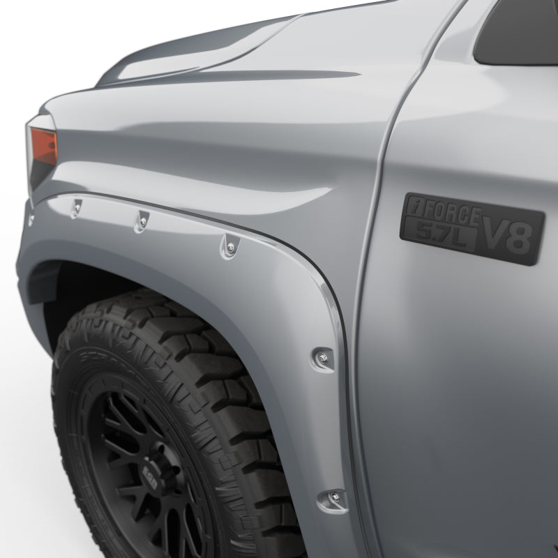 Élargisseurs d'ailes EGR 14+ Toyota Tundra Bolt-On Look Color Match - Ensemble - Silver Sky