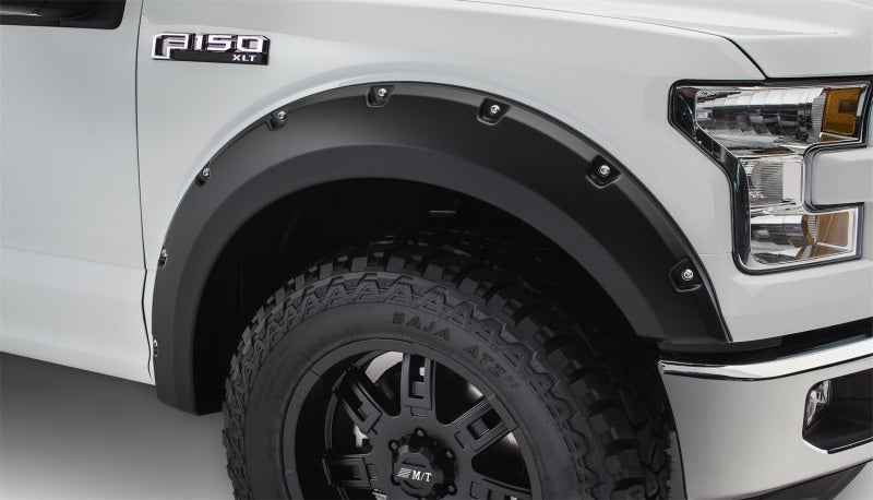 Élargisseurs de poche Bushwacker 15-17 Ford F-150, 2 pièces, non compatibles avec le pack technologique 68T - Noir