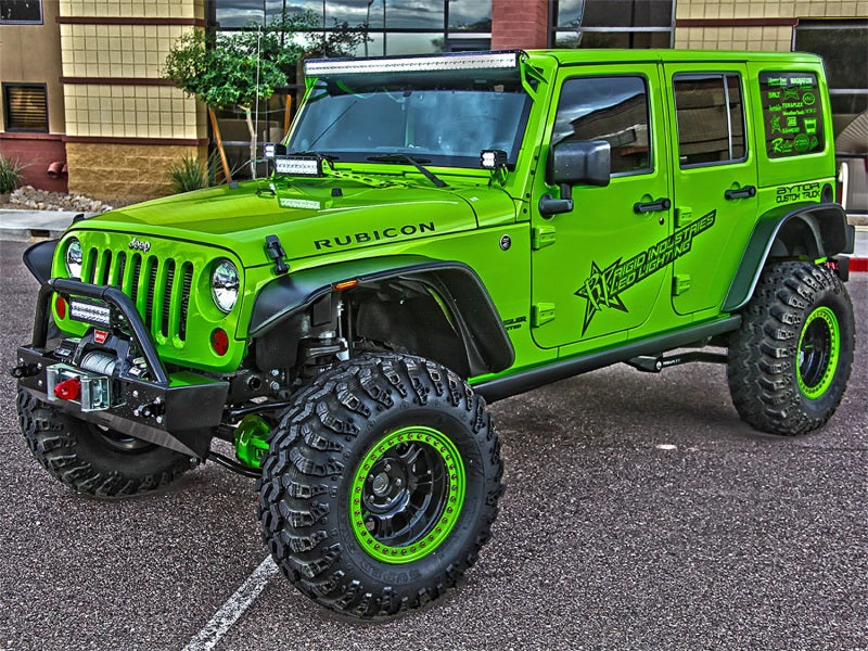 Rigid Industries Jeep JK - Kit de montage de montant A - Ensemble de supports Dually/D2