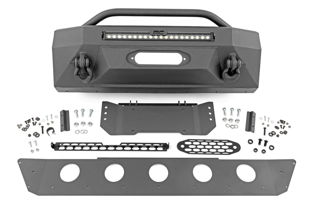 Front Bumper | Hybrid | 20" Blk DRL | Toyota 4Runner 2WD/4WD (14-23)