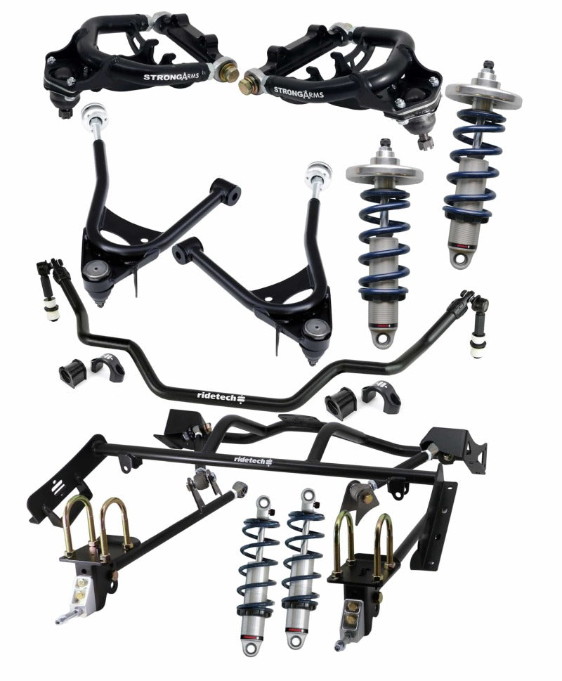 Système de suspension à ressorts hélicoïdaux Ridetech 67-70 Ford Mustang HQ