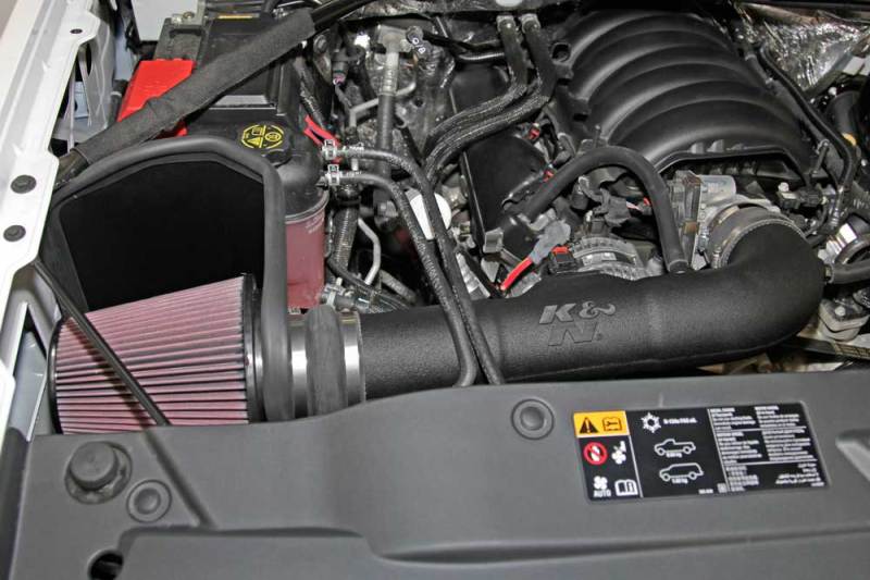 Kit d'admission d'air hautes performances K&N série 63 pour Chevy/GMC 14-15 Silverado/Sierra 1500 5,3 L/6,2 L V8