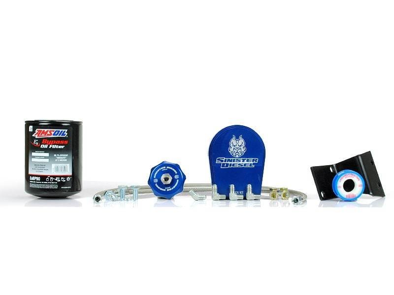 Système de filtre à huile de dérivation Sinister Diesel 13-20 Ram 2500/3500 6,7 L Cummins