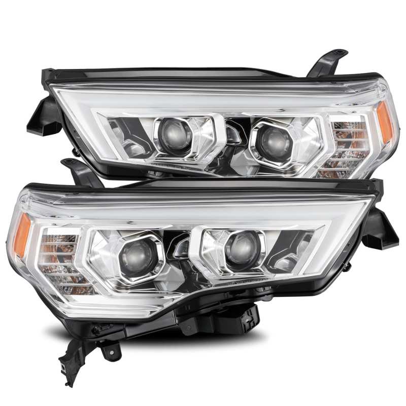Phares de projecteur AlphaRex 14-20 Toyota 4Runner PRO-Series Style planche Chrm avec signal séquentiel
