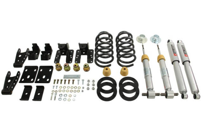 KIT D'ABAISSEMENT Belltech 14-17 Chevy Silverado/Sierra 1 po à 2 po avant/4 po arrière avec amortisseurs Street Perf