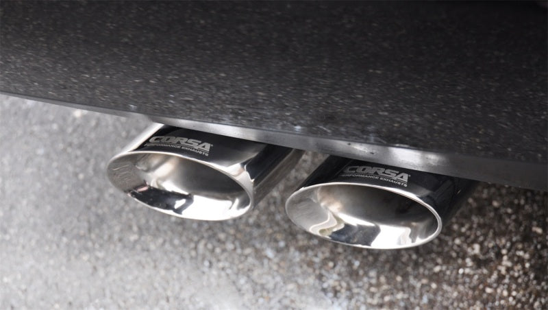 Échappement Cat-Back à sortie latérale unique avec embouts polis pour GMC Yukon Denali 6,2 L V8 Corsa 15-16