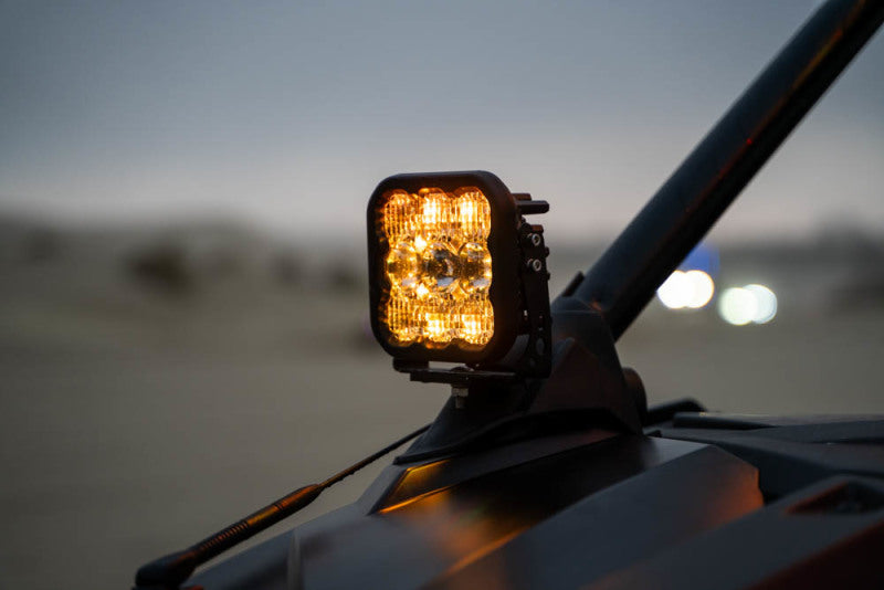 Kit de pods LED pour montant A Polaris RZR SS3 Sport 20-Present de Diode Dynamics - Combo blanc