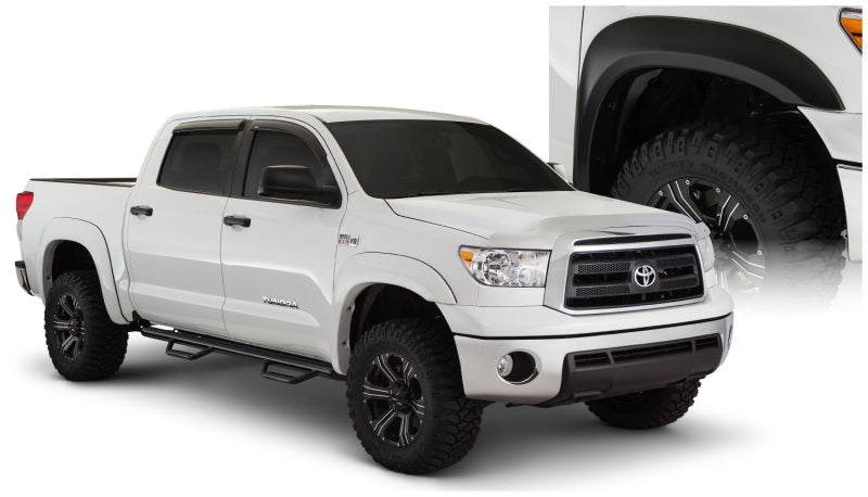 Bushwacker 07-13 Toyota Tundra Fleetside Extend-A-Fender Style Flares 4 pièces - Noir