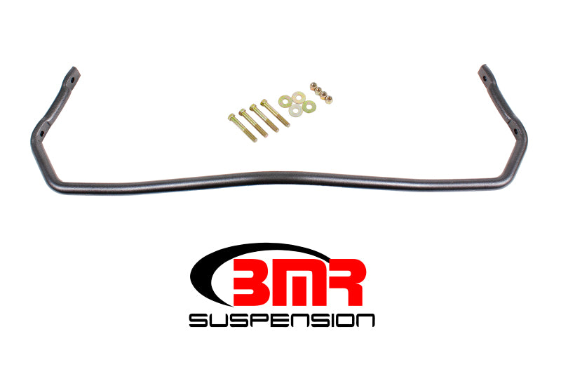BMR 78-87 G-Body Rear Solid 1.0in Sway Bar Kit - Black Hammertone BMR Suspension