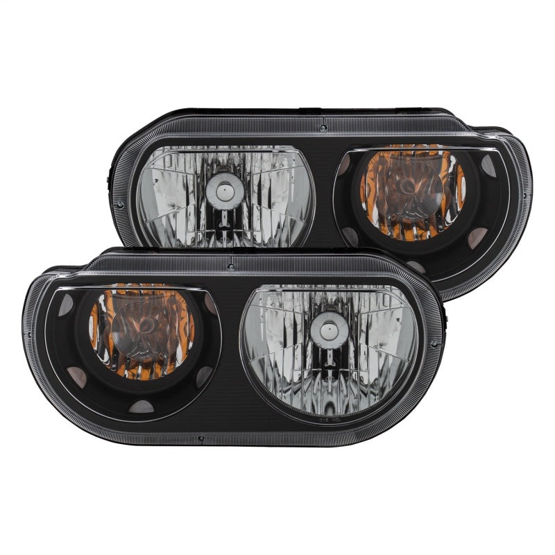 Phares ANZO 2008-2014 Dodge Challenger Crystal Noir
