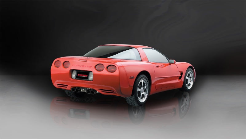 Échappement arrière Xtreme noir pour Chevrolet Corvette C5 Z06 5,7 L V8 Corsa 97-04