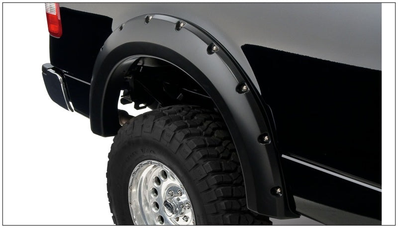 Élargisseurs de benne Bushwacker 04-08 Ford F-150 Styleside Pocket Style 2 pièces 66,0/78,0/96,0 po - Noir
