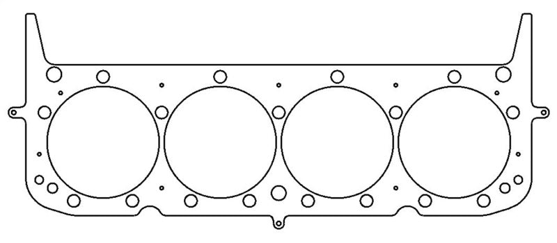 Cometic Chevy Small Block Brodix (toutes les têtes de 12 à 23 degrés) Alésage de 4,030 pouces Joint de culasse MLS de 0,040 pouce