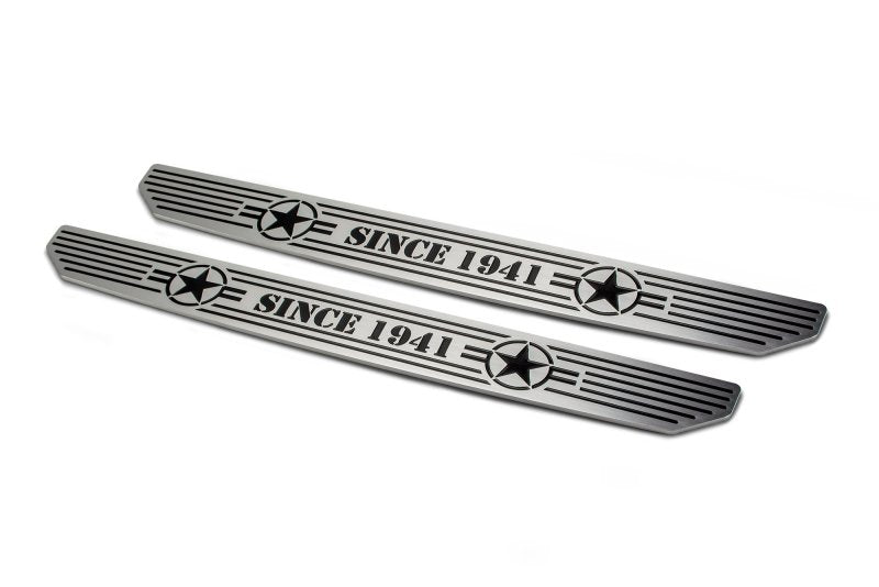 Plaques de seuil avant Jeep Gladiator JL DV8 Offroad 2018-2019