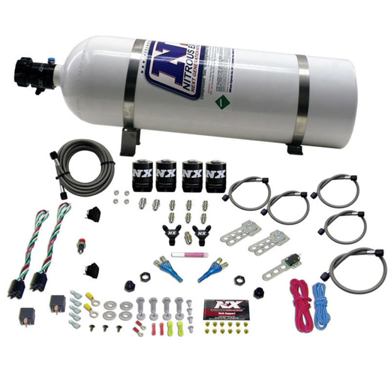 Kit Nitrous EFI Compact Sport Express à deux étages (35-75 x 2) avec bouteille de 15 lb