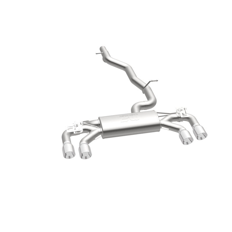 Système MagnaFlow C/B 2015-2017 Volkswagen Golf R 3 pouces SS poli Quad Tip Split sortie arrière