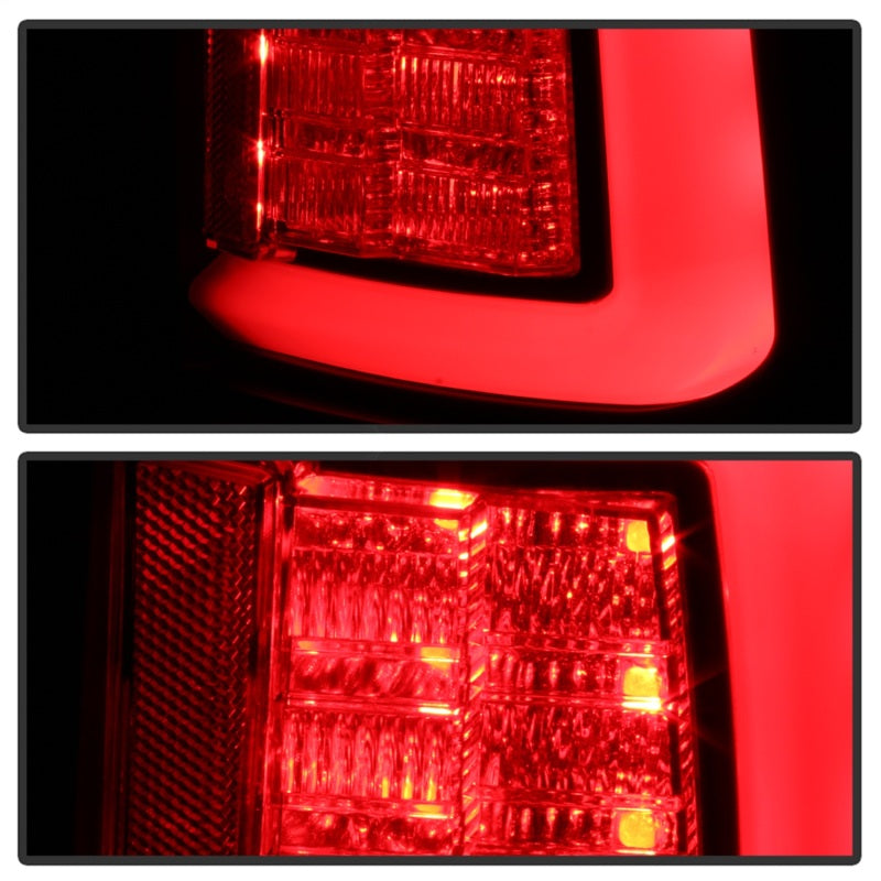 Feux arrière à DEL pour Dodge Ram 1500 Spyder 09-16 - Noir ALT-YD-DRAM09V2-LED-BK