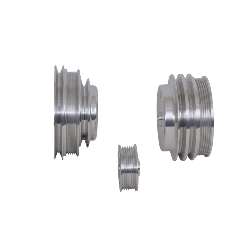 Kit de poulie de transmission inférieure BBK 85-97 GM Truck 305 350 - Aluminium CNC léger (3 pièces)