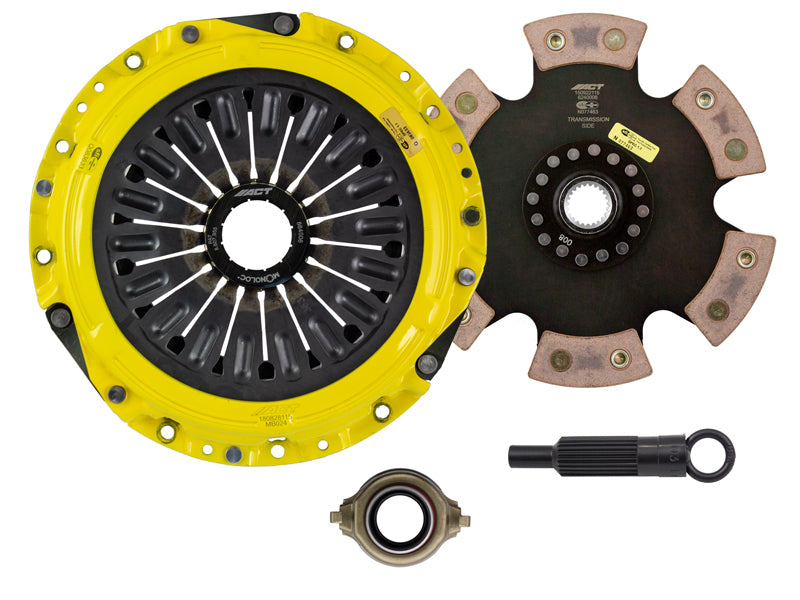 Kit d'embrayage rigide à 6 plaquettes ACT 00-05 Mitsubishi Eclipse GT HD-M/Race