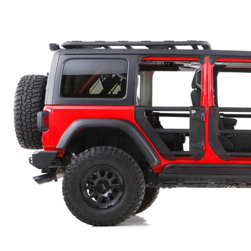 Kit de montage pour arceau de sécurité Go Rhino 19-22 Jeep Wrangler JLU SRM - Tex. Blk