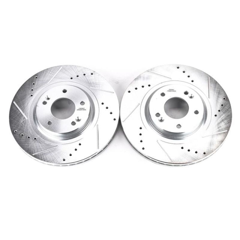 Disques de frein avant Power Stop 15-19 Kia Sedona Evolution percés et fendus - Paire