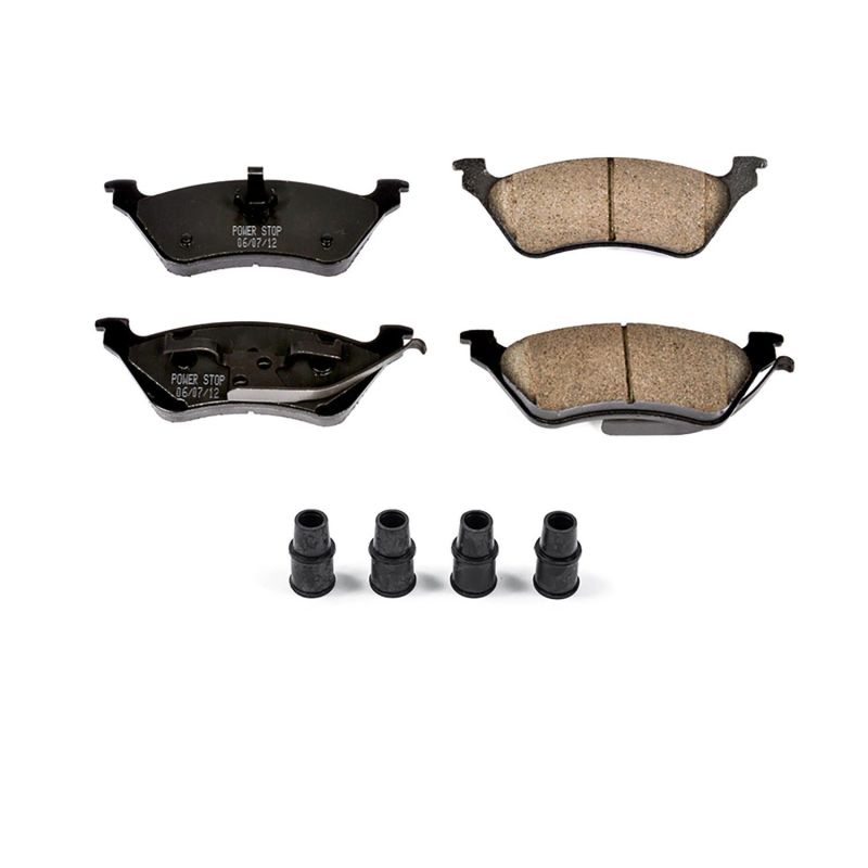 Plaquettes de frein arrière en céramique Power Stop 01-07 Chrysler Town & Country Z17 Evolution avec matériel