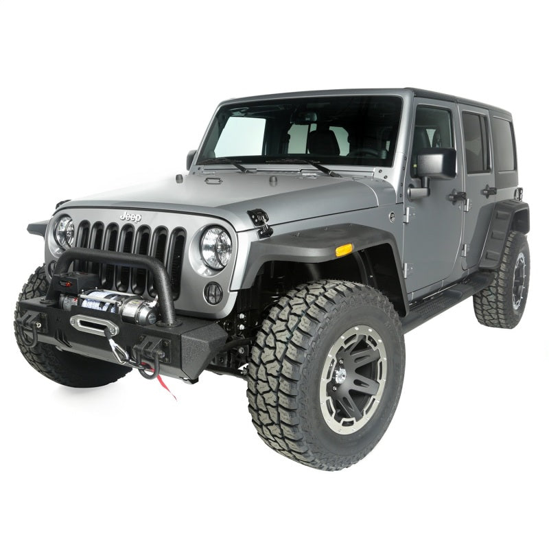 Entretoise de crête robuste de 1,75 pouce avec amortisseurs pour Jeep Wrangler 07-18