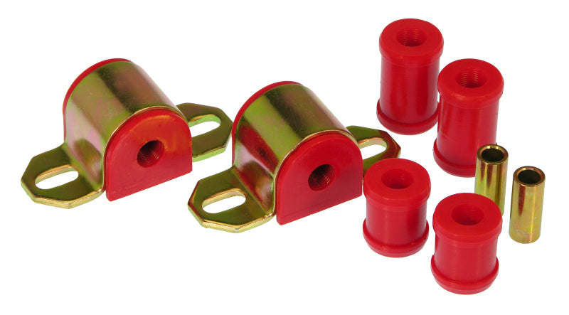 Bagues de barre stabilisatrice arrière Prothane 67-81 Chevy Camaro/Firebird - 9/16 po 2 boulons - Rouge