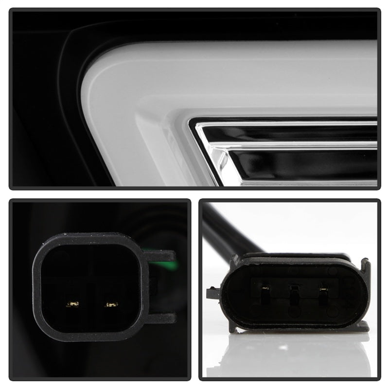 Phares de projecteur halogènes Spyder Dodge Durango 11-13 uniquement - Chrome PRO-YD-DDU11SI-C