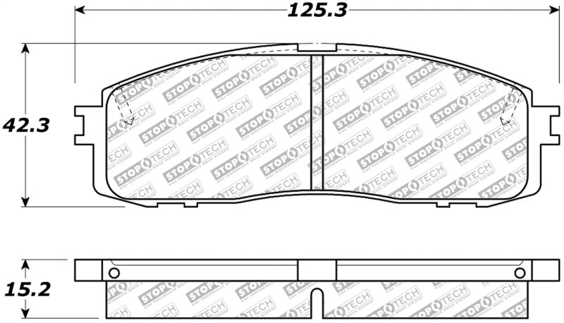 Plaquettes de frein StopTech Street Select - Arrière