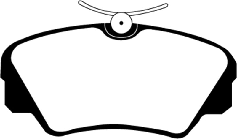 Plaquettes de frein avant EBC 97-01 Cadillac Catera 3.0 Ultimax2