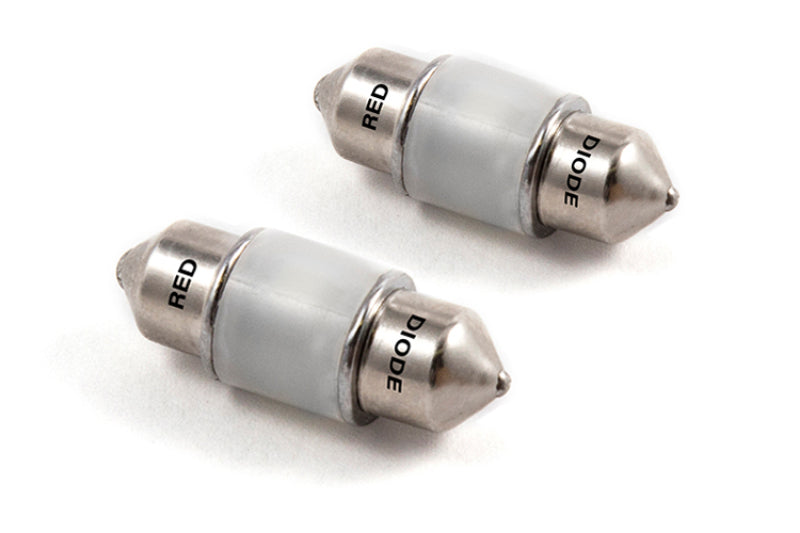 Ampoule LED HP6 29 mm de Diode Dynamics - Rouge (paire)