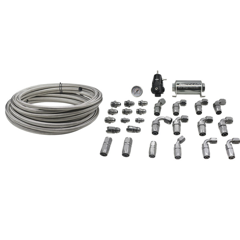 Module de pompe DeatschWerks 2006+ Hemi X2 Series - Alimentation 8 AN avec retour 6 AN Kit de plomberie CPE