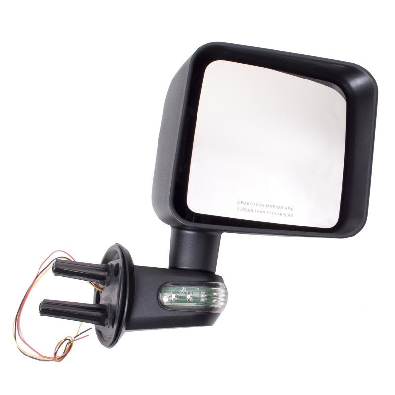 Rétroviseur droit pour Jeep Wrangler 07-18 Rugged Ridge avec signaux LED