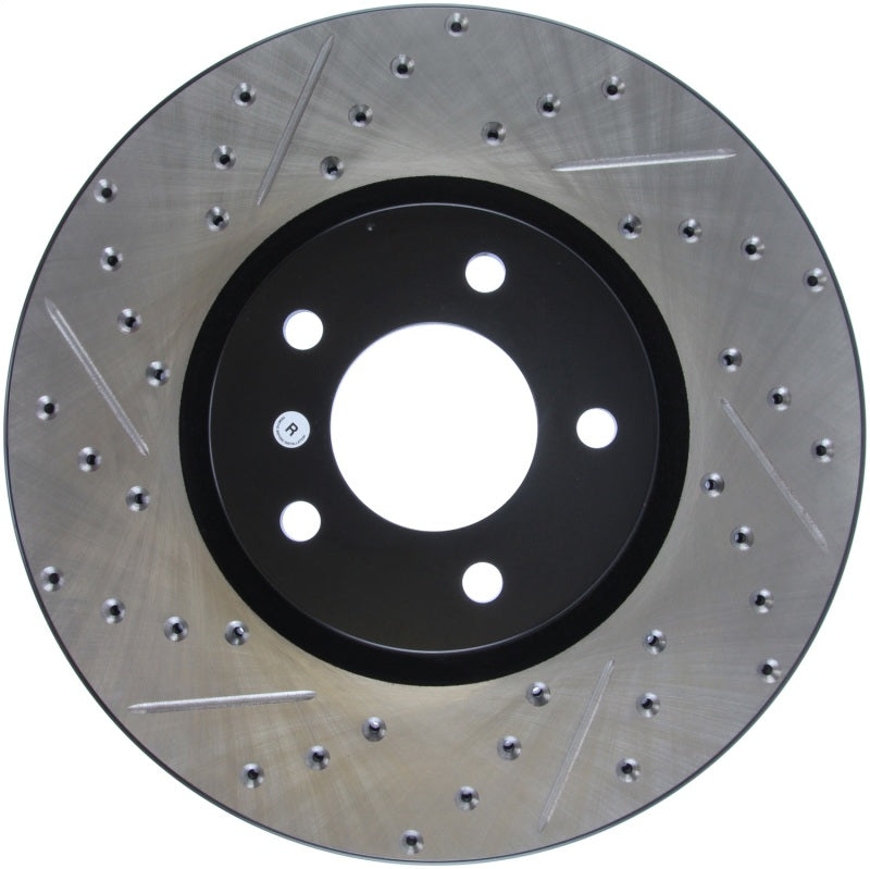 Rotors avant droit rainurés et percés StopTech 07-09 Mazda 3